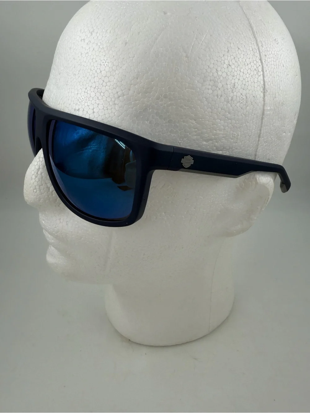 Harley Davidson Men’s HD00029 91X 66 18 135 Blue Matte Mirrored Lens Sunglasses